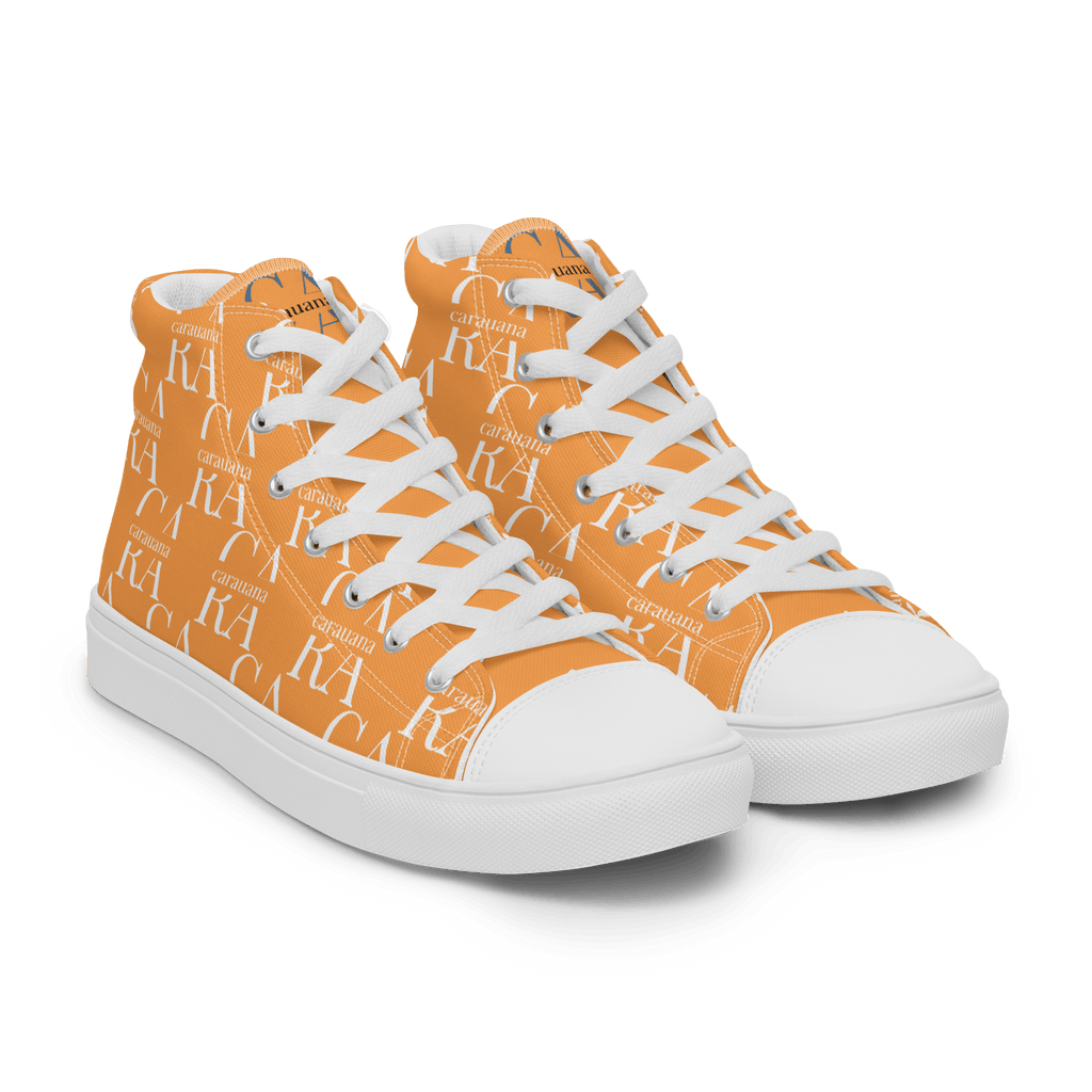CARAUANA Hip Hop canvas shoes Orange Branded Carauana Store